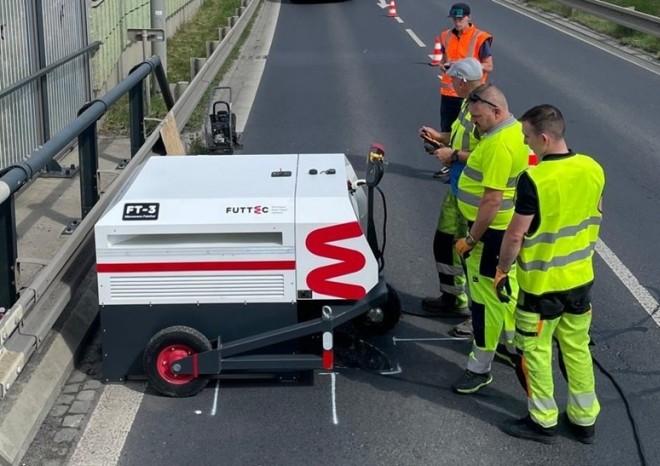 ​Via Salis Operations nasadí na dálnici D4 k opravám povrchů technologii české společnosti Futtec