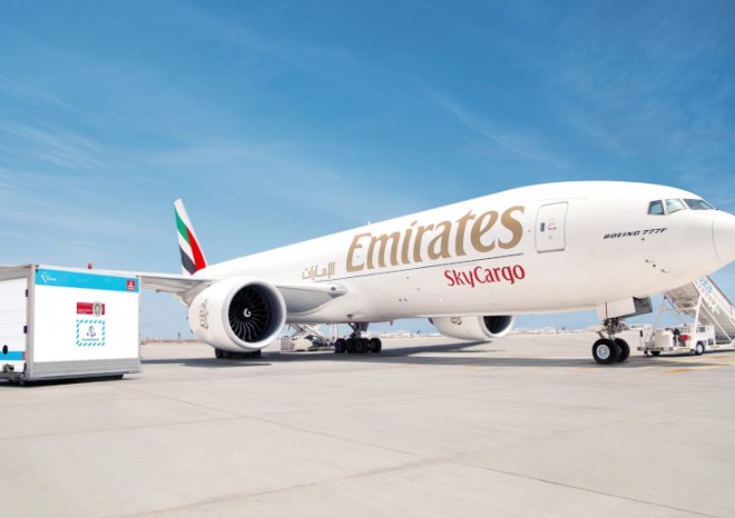 Emirates SkyCargo pokořila další milník v přepravě vakcín proti onemocnění COVID-19