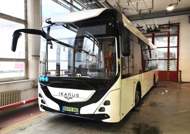 ​Dopravní podnik města Brna testuje nový elektrobus Ikarus 120e
