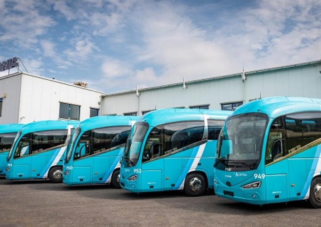 ​Společnost Arriva převzala pět nejnovějších Scanií Irizar I6s Efficient