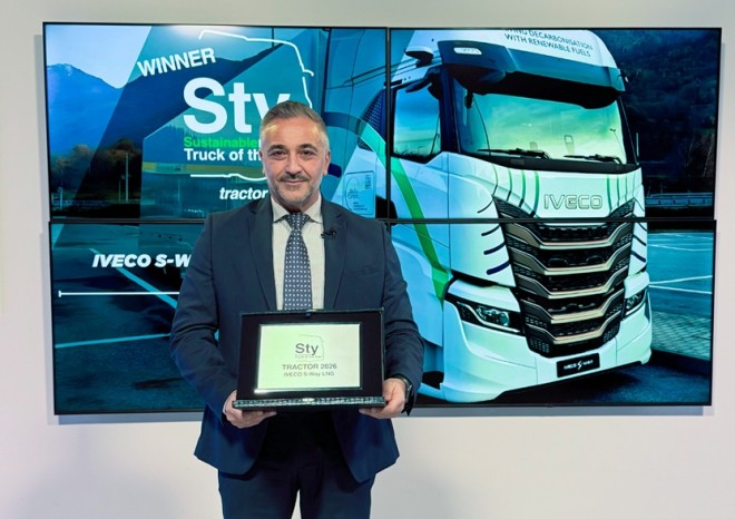 ​IVECO získalo již třetí rok v řadě ocenění Sustainable Truck of the Year