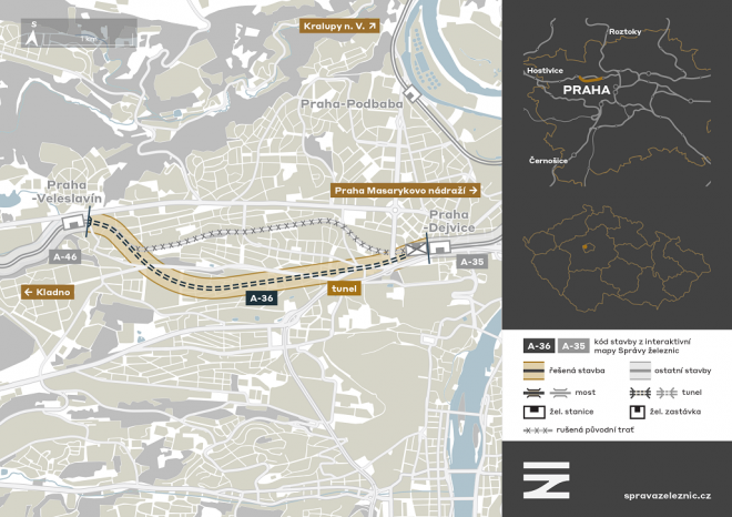 ​Budoucí tunel mezi Dejvicemi a Veleslavínem má souhlasné stanovisko EIA