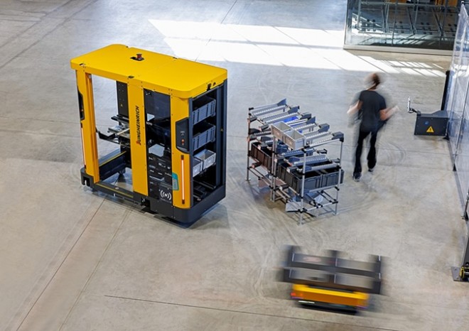 ​Jungheinrich uvádí na trh SOTO – autonomního robota pro manipulaci s malými přepravními boxy