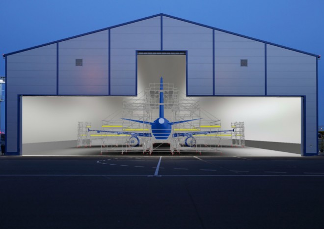 Společnost Czech Airlines Technics zahájila stavbu lakovny letadel