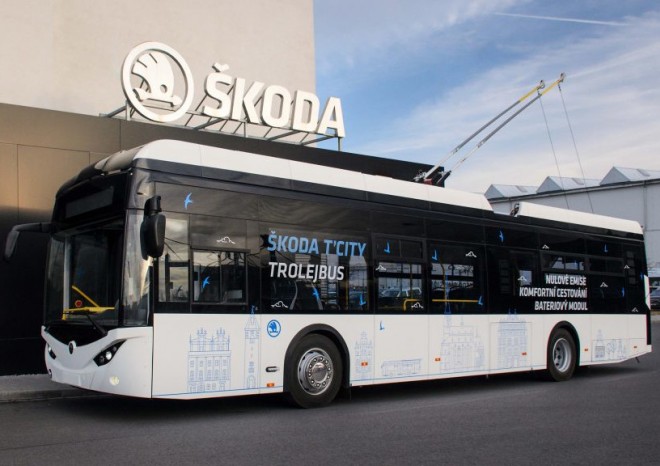 Lidé v Ostravě se možná ještě letos svezou novými trolejbusy Škoda T’City