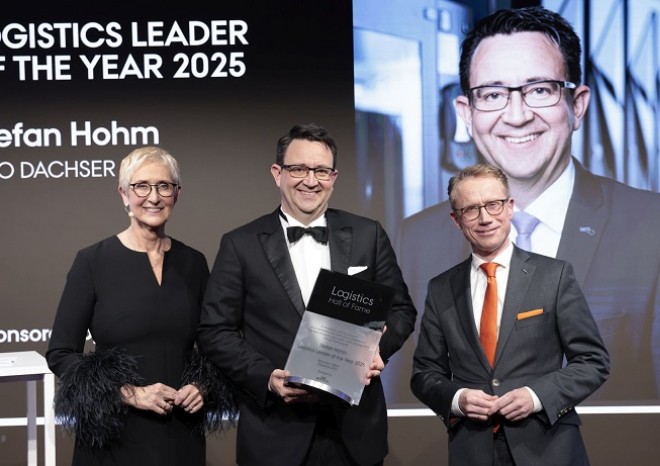 ​Dachser: Stefan Hohm převzal ocenění Logistics Leader of the Year