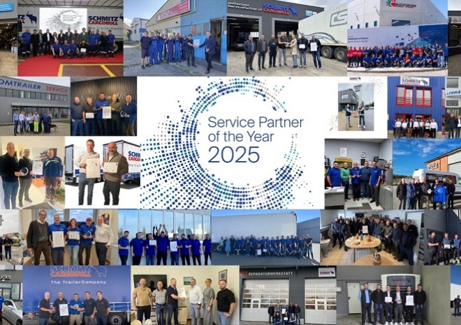 ​Schmitz Cargobull udělil ocenění Servisní partner roku 2025