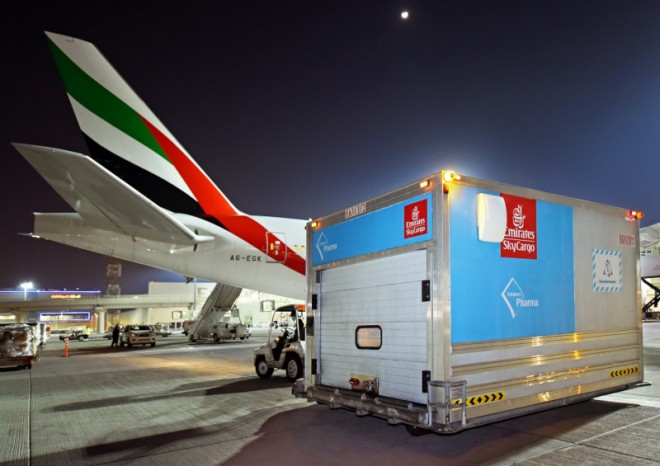 Emirates SkyCargo jako první letecký dopravce přepravila 50 milionů vakcín proti COVID-19