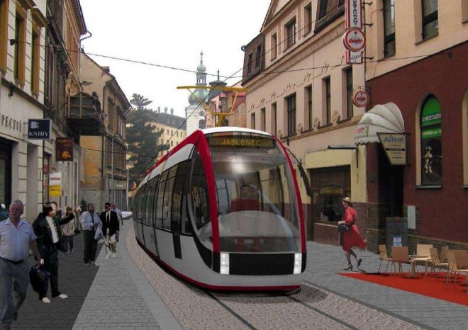 Práce na prodloužení tramvajové trati v Jablonci by mohly začít v roce 2025