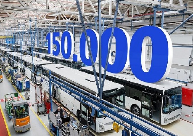 ​Společnost IVECO Bus vyrobila ve Vysokém Mýtě již 150 tisíc autobusů