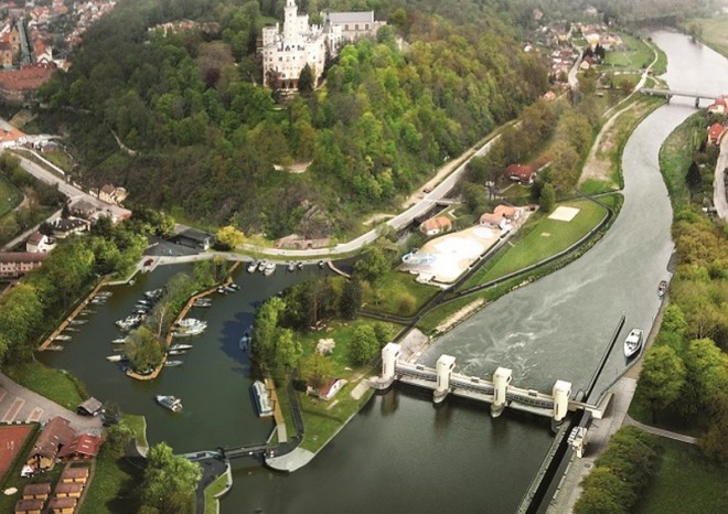 V Hluboké nad Vltavou se otevřel nový přístav pro rekreační plavbu