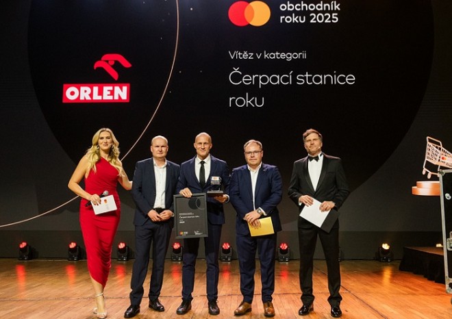 ​Síť čerpacích stanic ORLEN v České republice získala ocenění Obchodník roku