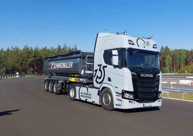 ​Scania slaví 135 let inovací, součástí oslav byla i roadshow na polygonu u Doks
