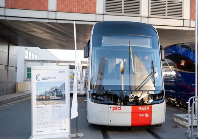 ​Tramvaj 52T od Škoda Group byla představena na veletrhu InnoTrans