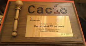 Služba doručování řidičáků do boxů vyhrála v soutěži CACIO IT projekt roku